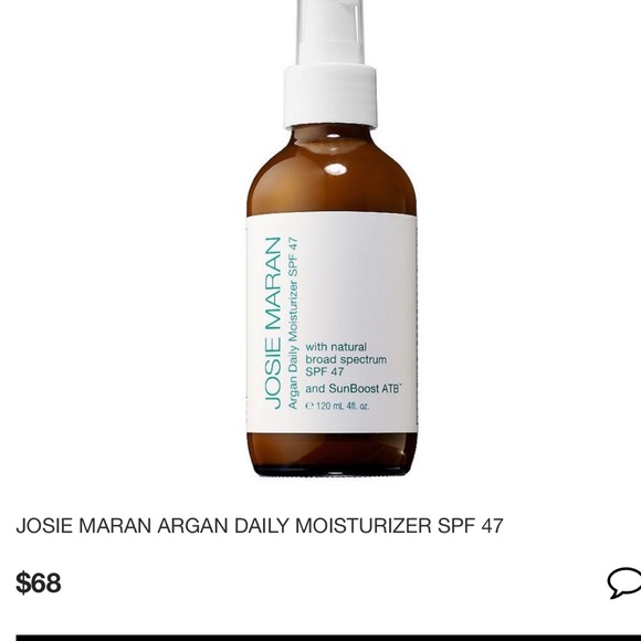 NEW Josie Maran Argan Daily Moisturizer SPF 47 and Sun Boost ATB Jumbo Size - Picture 3 of 14